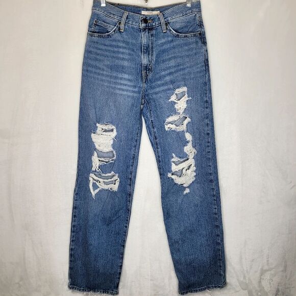 Levi's Distressed 94 Baggy Jeans Size 26 - Picture 1 of 10